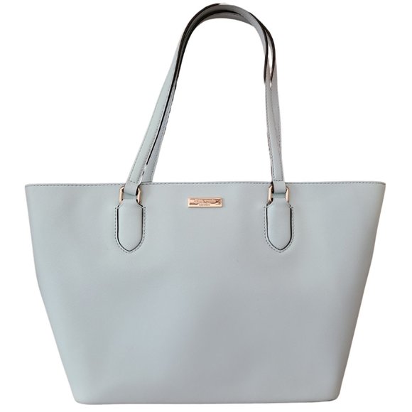 Kate Spade Blue Leather Tote - Picture 1 of 5